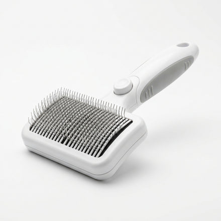 Self-Cleaning Slicker Pet Grooming Brush for Dogs & Cats