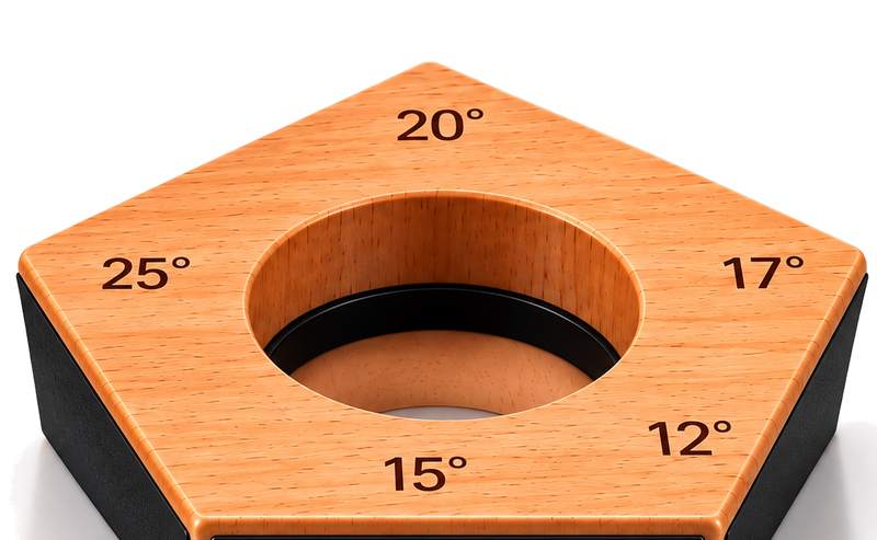 Kitchen knife sharpening angle guide 15 vs 20 degree bevel chart