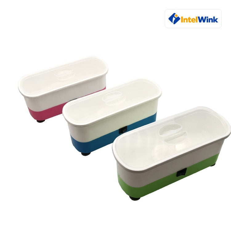 IntelWink High-Frequency Ultrasonic Cleaner in Emerald Green, Nordic Blue and Sakura Pink with official logo