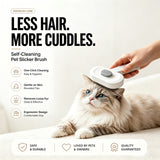 Pet slicker brush size comparison and product dimensions reference