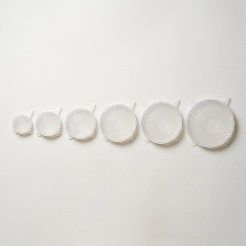 Multi-Size Reusable Silicone Stretch Lids & Fresh Food Storage Covers (Airtight Bowl & Container Seal) alternate angle