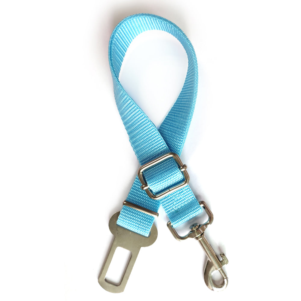 IntelWink Adjustable Dog Car Seat Belt Tether Strap - Royal Blue Single Safety Leash