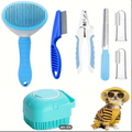7-Piece Deluxe Pet Grooming & Deshedding Kit