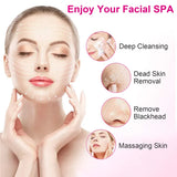 Facial spa massage zones for deep cleansing, circulation boost, and dead skin removal