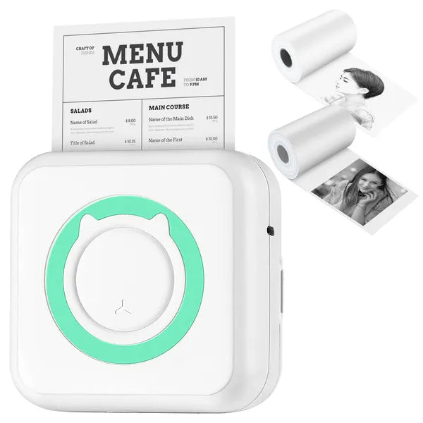 Pocket Wireless Bluetooth Thermal Printer & Portable Inkless Sticker Maker alternate angle