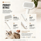 Pet slicker brush gentle rounded pins for sensitive cat and dog skin