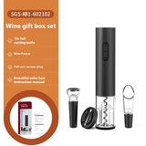 Automatic Electric Wine Bottle Opener 4-in-1 Gift Set with Foil Cutter, Aerator Pourer & Vacuum Stopper - Ergonomic high-durability view 2