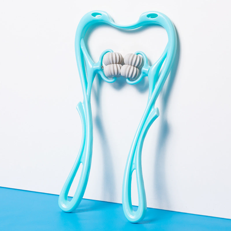 Dual-Pressure 6-Roller Neck & Trigger Point Massager - Studio Showcase