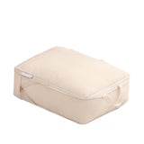 Modular water-resistant compression travel packing cube with side carry handle