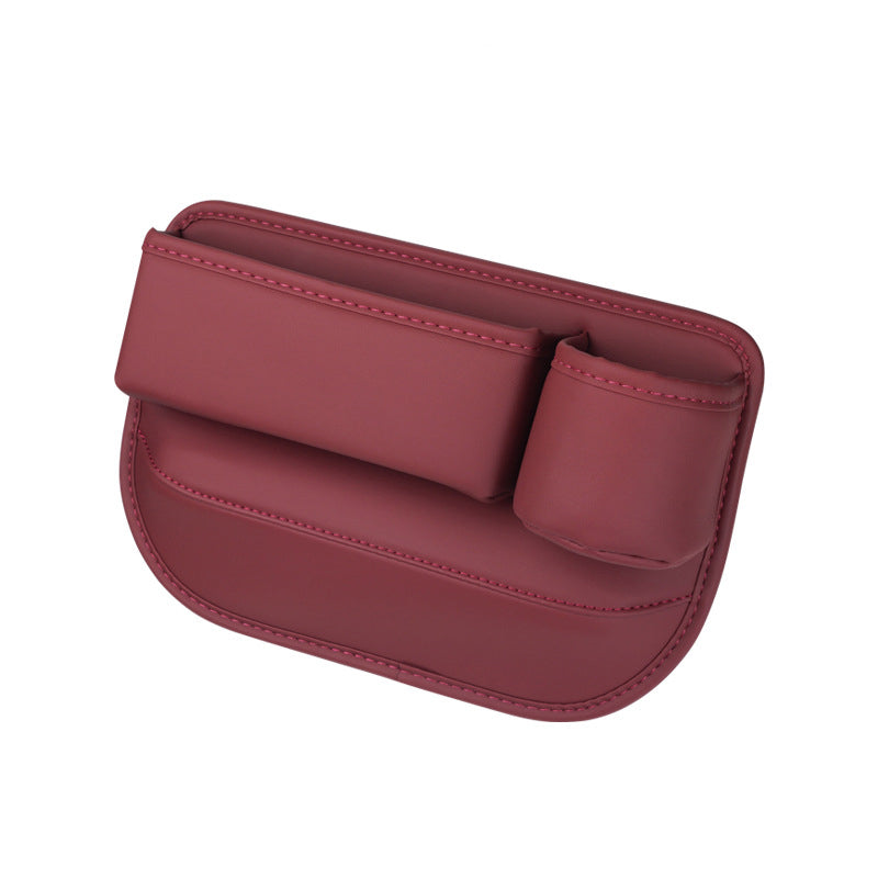 Universal car seat gap filler organizer - Passenger Seat in Crimson Red