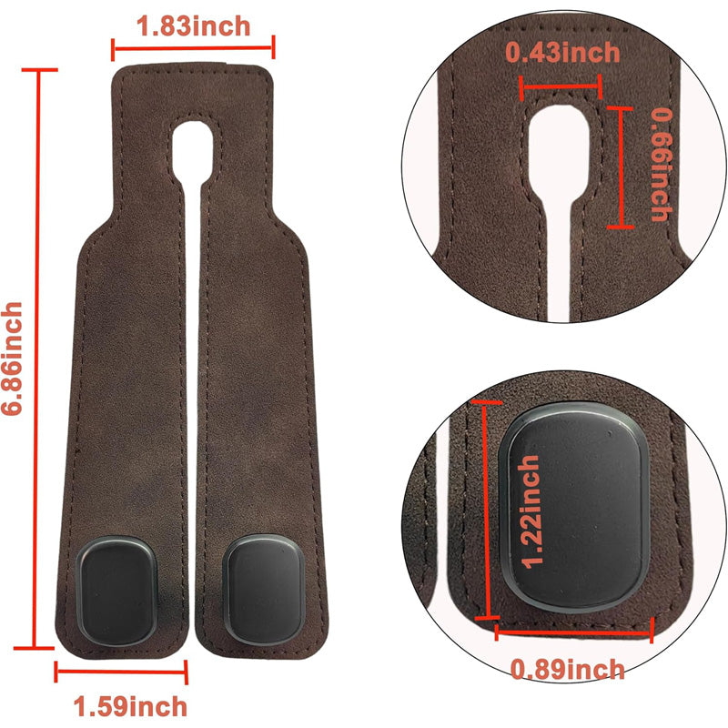 IntelWink™ Heavy-Duty Car Seat Headrest Hooks with Hidden Phone Holder Mount (2-in-1 Vehicle Organizer Hanger) - Ergonomic high-durability view 7