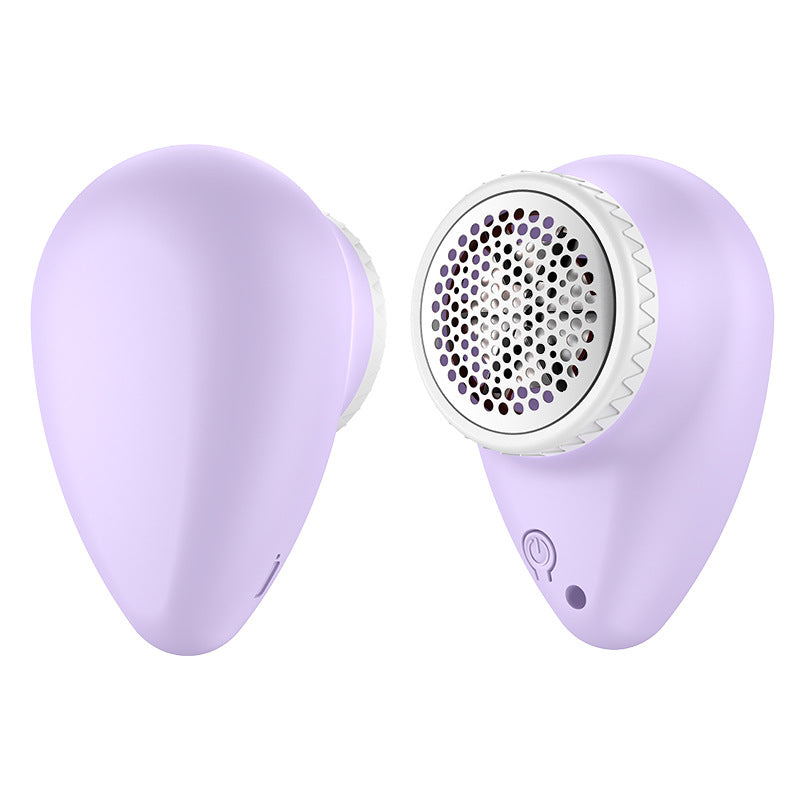 IntelWink Rechargeable Electric Fabric Shaver with 6-Blade Floating Turbine in Lavender Purple