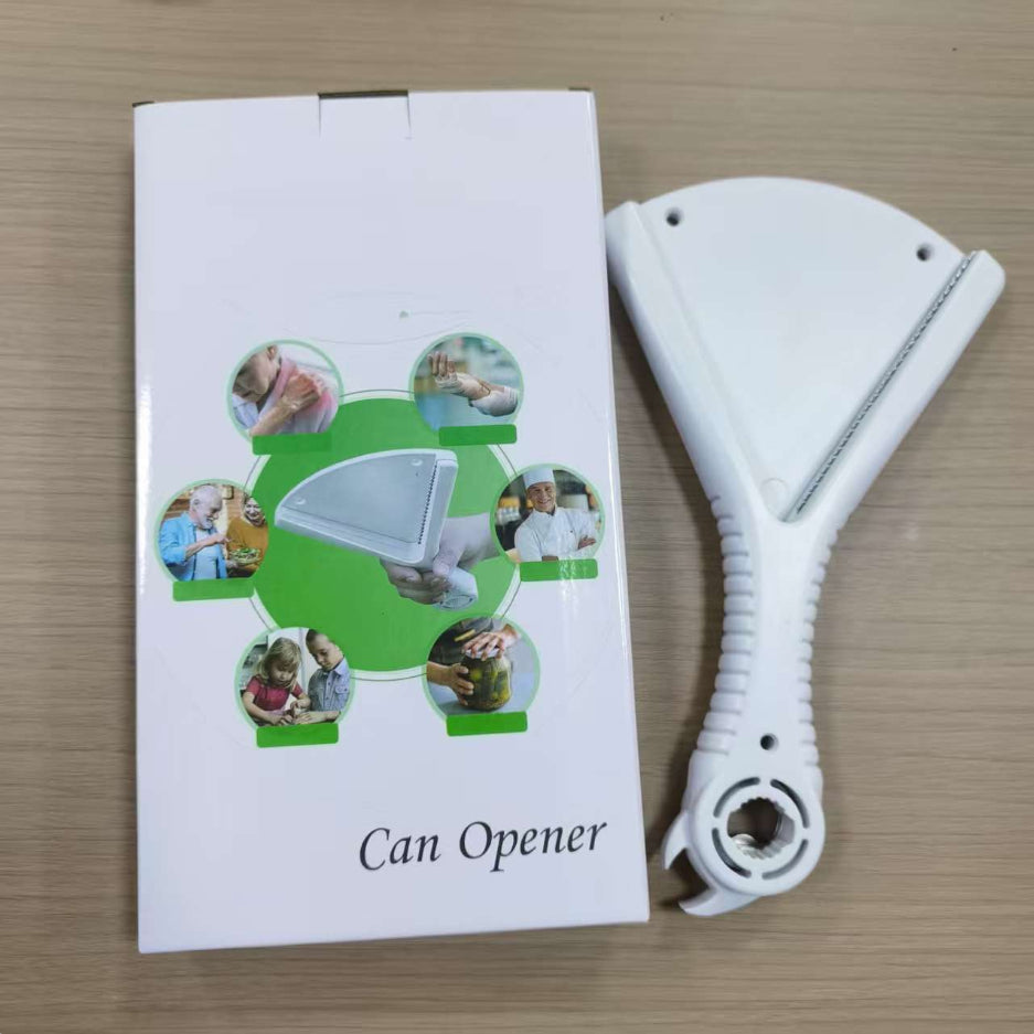 IntelWink™ Ergonomic Effort-Saving Jar and Bottle Opener White in Color Gift Box Packaging