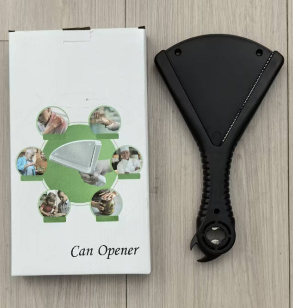 IntelWink™ Ergonomic Effort-Saving Jar and Bottle Opener Black in Color Gift Box Packaging