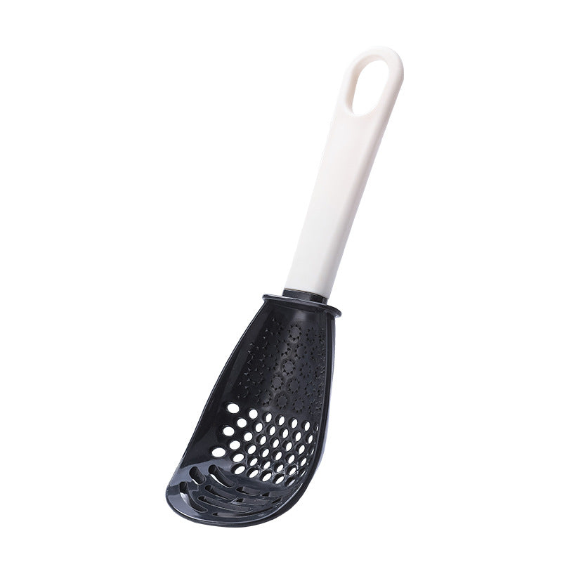 IntelWink 6-in-1 Multifunctional Kitchen Cooking Spoon - Matte Black