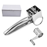 IntelWink Rotary Cheese Grater - Single Blade Head Standard Fine Grating Drum with White Box