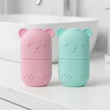 IntelWink Cryo Facial Ice Roller 2-Pack bundle with pastel pink and mint green silicone contouring