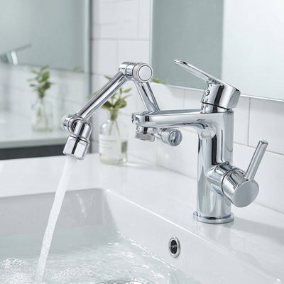 Universal 1080° Swivel Robotic Arm Faucet Aerator & Splash Filter