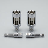IntelWink Universal Socket 2-Pack home and garage bundle with two socket tools and two power drill adapters